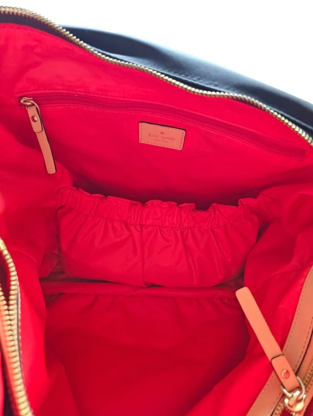 Kate Spade Baby Bag In Navy and White Striped Shoulder Bag